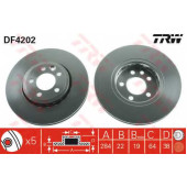 Тормозной диск TRW DF4202