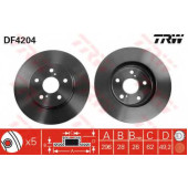 Тормозной диск TRW DF4204