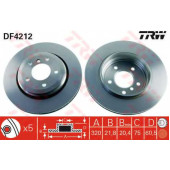 Тормозной диск TRW DF4212