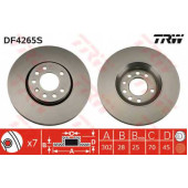 Тормозной диск TRW DF4265S