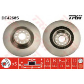 Тормозной диск TRW DF4268S