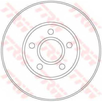 Тормозной диск TRW DF4277-1