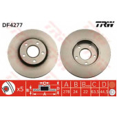 Тормозной диск TRW DF4277