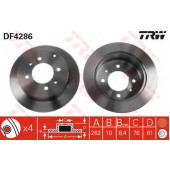 Тормозной диск TRW DF4286