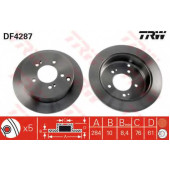 Тормозной диск TRW DF4287