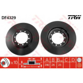 Тормозной диск TRW DF4329