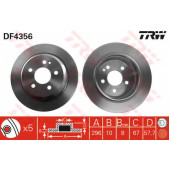 Тормозной диск TRW DF4356