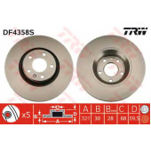 Тормозной диск TRW DF4358S