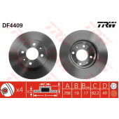 Тормозной диск TRW DF4409