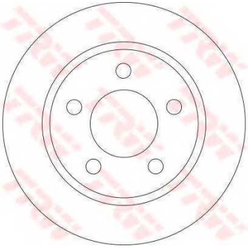 Тормозной диск TRW DF4419-1