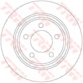 Тормозной диск TRW DF4420-1