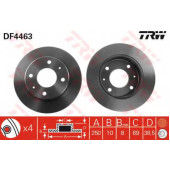 Тормозной диск TRW DF4463