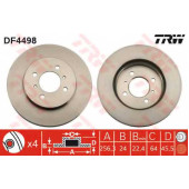 Тормозной диск TRW DF4498