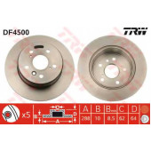 Тормозной диск TRW DF4500