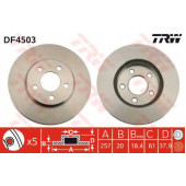 Тормозной диск TRW DF4503