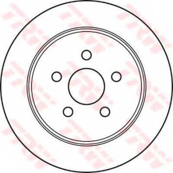 Тормозной диск TRW DF4533-1