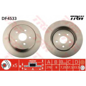 Тормозной диск TRW DF4533