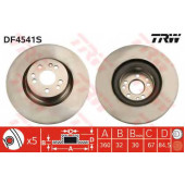 Тормозной диск TRW DF4541S