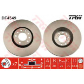 Тормозной диск TRW DF4549