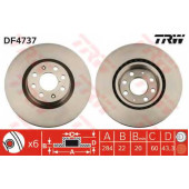 Тормозной диск TRW DF4737