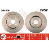 Тормозной диск TRW DF4800