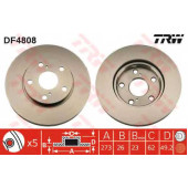 Тормозной диск TRW DF4808