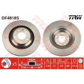 Тормозной диск TRW DF4818S