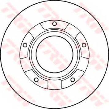 Тормозной диск TRW DF4821S-1