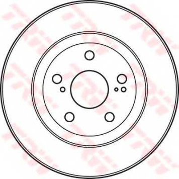 Тормозной диск TRW DF4828S-1