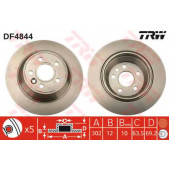 Тормозной диск TRW DF4844
