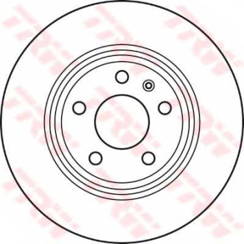 Тормозной диск TRW DF4848-1