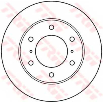 Тормозной диск TRW DF4870-1