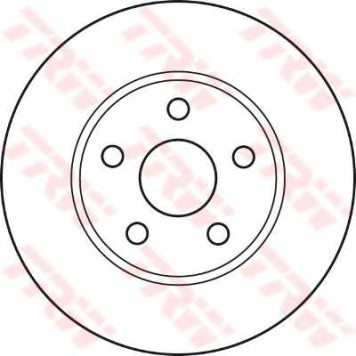 Тормозной диск TRW DF4877-1