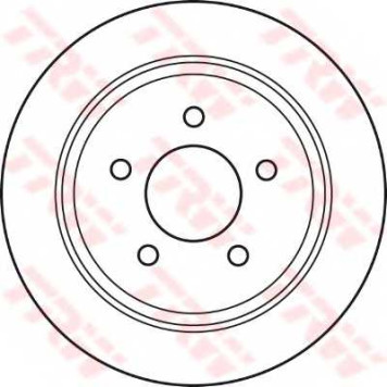 Тормозной диск TRW DF4878-1