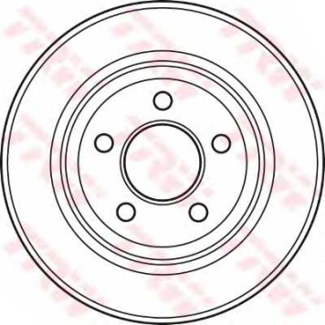 Тормозной диск TRW DF4882-1