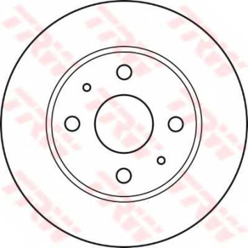 Тормозной диск TRW DF4887-1