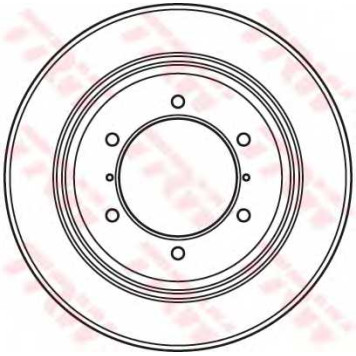 Тормозной диск TRW DF4903S-1