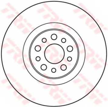 Тормозной диск TRW DF4904S-1