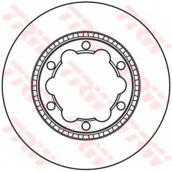 Тормозной диск TRW DF4919S-1