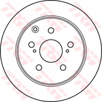 Тормозной диск TRW DF4927-1