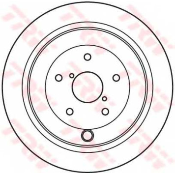 Тормозной диск TRW DF4929-1