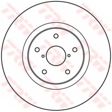 Тормозной диск TRW DF4930S-1