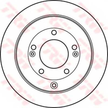 Тормозной диск TRW DF4937-1
