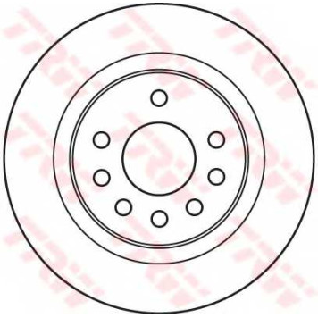 Тормозной диск TRW DF4938-1