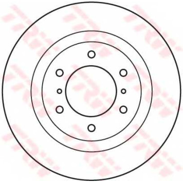 Тормозной диск TRW DF4943S-1