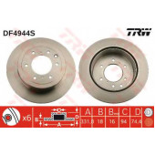 Тормозной диск TRW DF4944S
