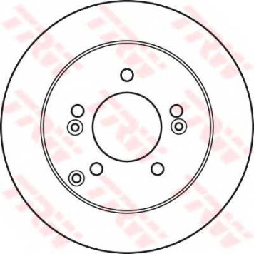 Тормозной диск TRW DF4946-1