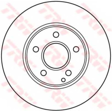 Тормозной диск TRW DF4947-1
