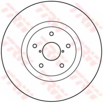 Тормозной диск TRW DF4949S-1