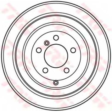 Тормозной диск TRW DF4954S-1